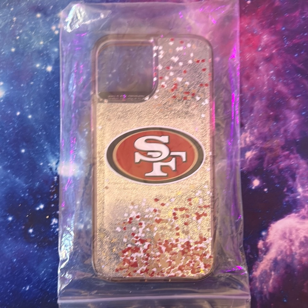 San Francisco 49ers Glitter Phone Case for iPhone 12 Pro Max